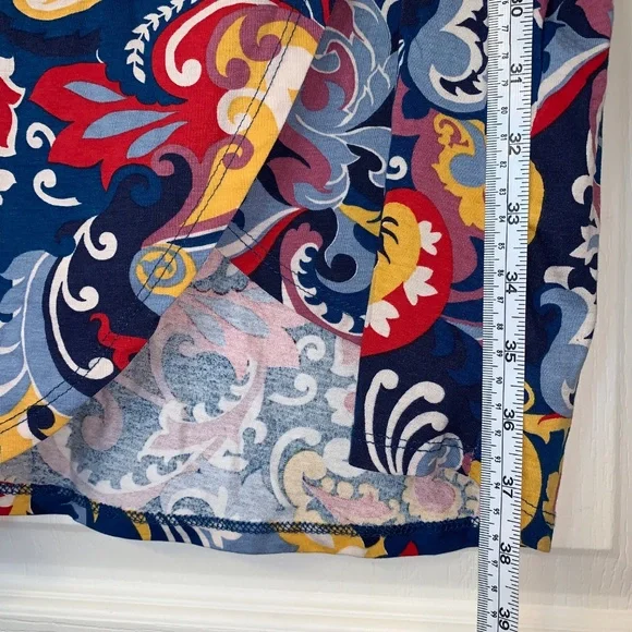 Lefties NWT Wrap Style Floral Dress Size XXL Colorful Short Sleeve Summer Dress - Picture 9 of 12